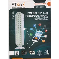 Stark Lampu Emergency LED Plus Powerbank  Bebas Mati Gaya Saat Listrik Padam