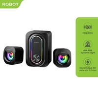 Gaming Speaker 2.1 Subwoofer Robot RS190 Super Bass RGB Light Dynamic Effect