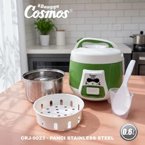 Rice Cooker Stainless Steel Cosmos CRJ-9023 0,6 Liter