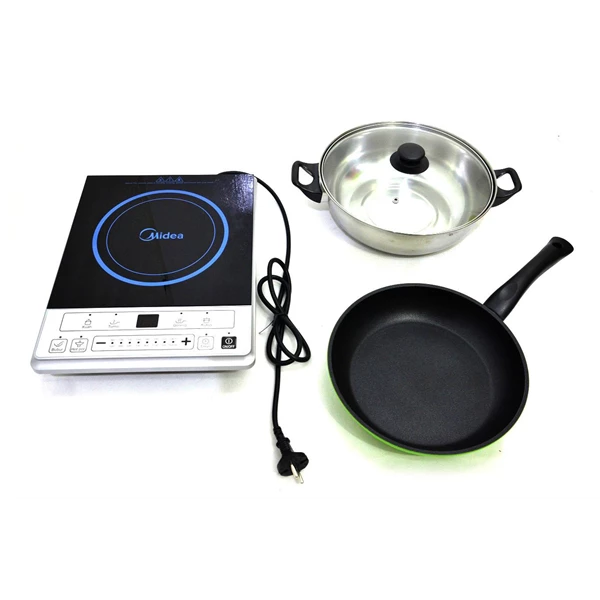 Midea Induction Cooker IC-1613 Induction Cooker Power 120W 1600W Bonus pot and frying pan