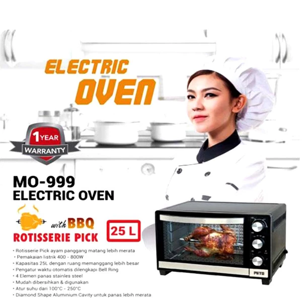 Mito MO-999 Oven Listrik kapasitas 25 Liter