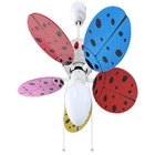 Mt.Edma 42in LADYBIRD Hanging Fan with Decorative Lights 1
