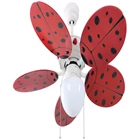 Mt.Edma 42in LADYBIRD Hanging Fan with Decorative Lights 2