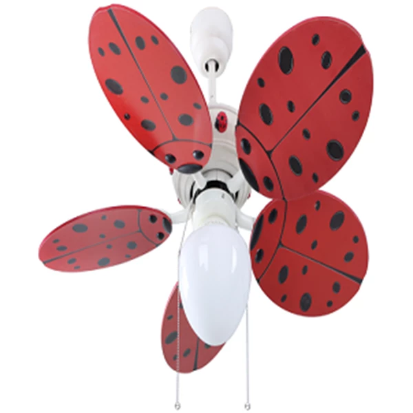Mt.Edma 42in LADYBIRD Hanging Fan with Decorative Lights