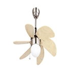 Mt.Edma 30in PILOT Hanging Fans With Decorative Lights 3