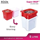 Bolde Super Mop Double Size Mop / mop Practical And Easy With A Bucket And Mop Squeezer 1