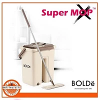 Bolde Super Mop X-Beige Alat Pel Praktis dan Mudah Dengan Ember Dan Pemeras Kain Pel / Mop