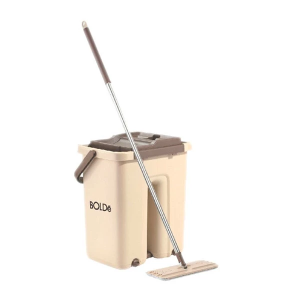 Bolde Super Mop X-Beige Practical and Easy Mop with Buckets and Mop Wringers
