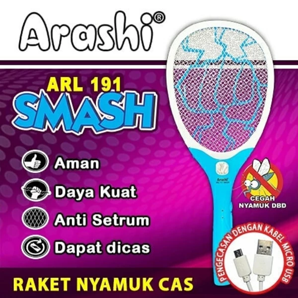 Arashi ARL-191 Mosquito Rackets Recharge Dengue Mosquito Prevention (Insect and Pest Management)