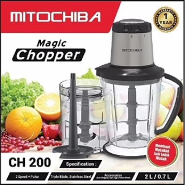 Mitochiba CH 200 Food Chopper/Food Processors Blender Bumbu dan Daging