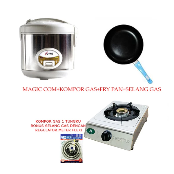 Magic com Package and Gas Stove And FryPan Gas Hose Bonus (Other Kitchen Tools)