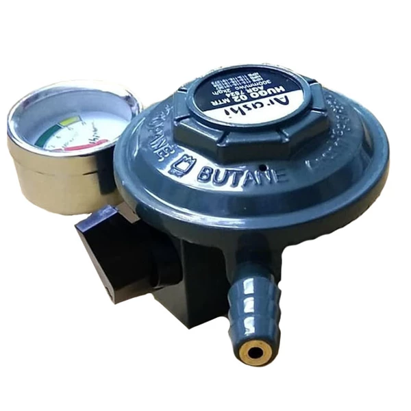 Arashi Hugo 02 MTR LPG Gas Regulator with Leakproof Meter and Easy Installation