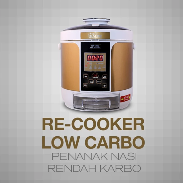 Re Coocker Low Carbo Rice Cooker Penanak Nasi Rendah Gula Dan Karbohidrat
