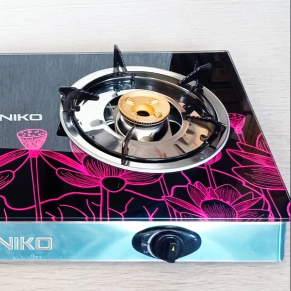 Niko Reflection 2 Commercial Gas Stove 2 Furnaces With Strong And Luxurious Glass Body