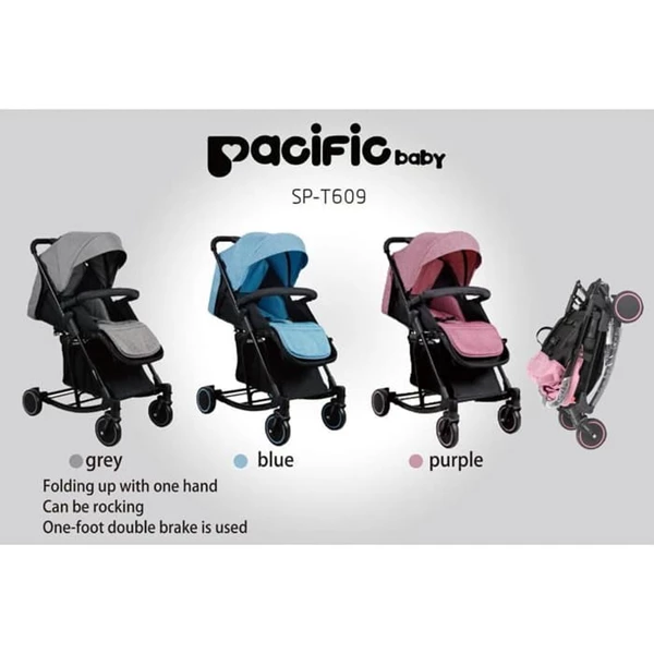 Pasific Baby Stroller T-609 Kereta Dorong Bayi Dapat Dilipat