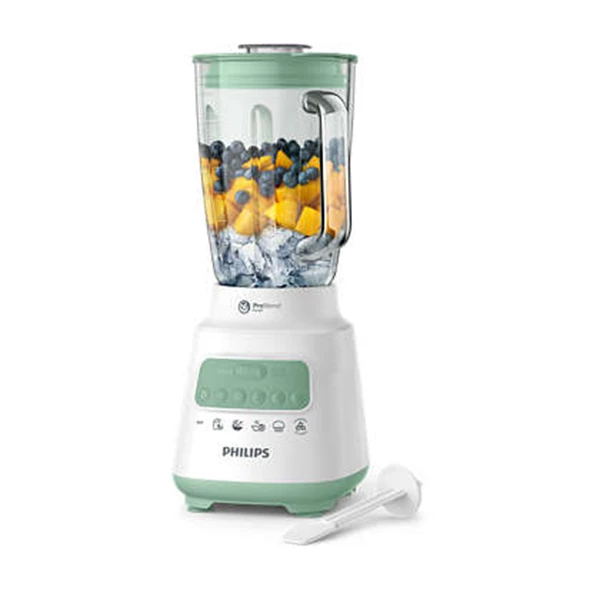 Philips HR2222 Blender 2 Liter Capacity With Glass Jar Smashes Smoother