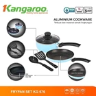 Kangaroo KG 676 Allu Cookware Cookware Set 4pcs Fry Pan Sauce Pan Spatula Spoon-Other Kitchen Tools 4