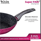 Bolde Super Pan Granite Pan 5 Pcs Sets BlackPink - New 3
