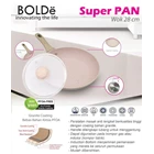 Bolde Super Pan Panci Wok 28cm Wajan Lapisan Granite Anti Lengket 4