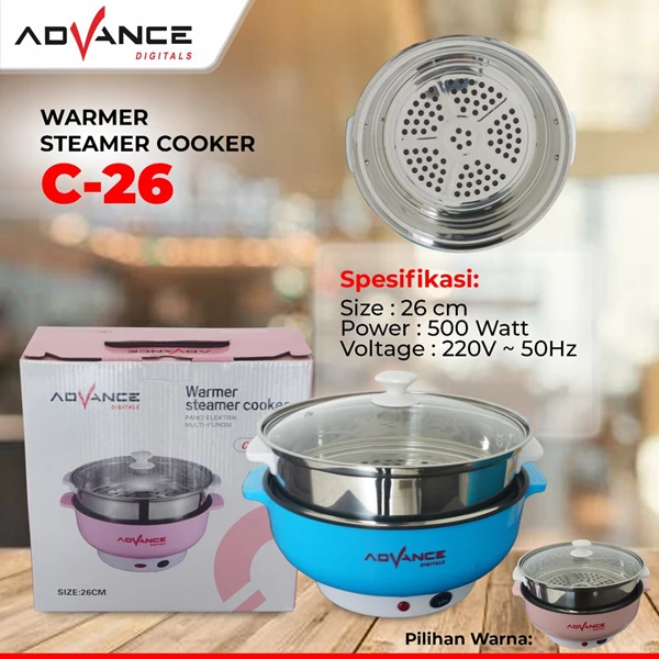 Advance C26 Multi-Function Electric Pot With Steamer [Other Kitchen Appliances]