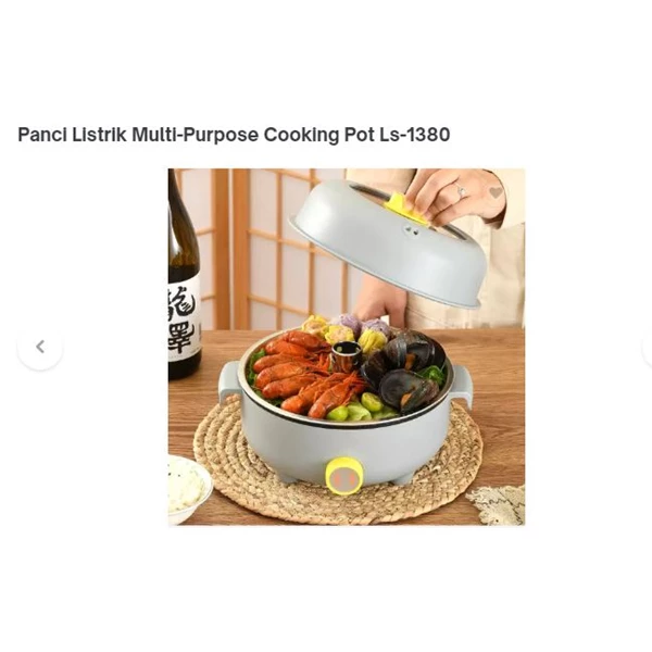Panci Listrik Multi-Purpose Cooking Pot Ls-1380