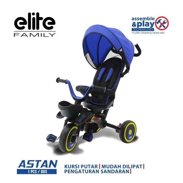 Elite Family Astan Baby Walker 3-wheeled children