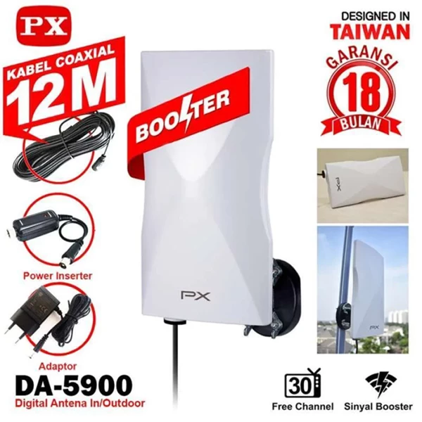 TV Antenna Digital In / Outdoor Antenna PX DA-5900 Wide Range Strong Clear