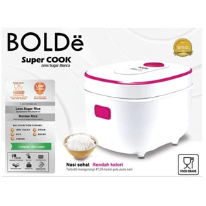 Bolde Supercook Rice Cooker Low Carbo / Less Sugar Healthy Rice For Your Health