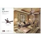 MT EDMA 60IN Palermo Decorative Ceiling Fan With Decorative Light Remote 1